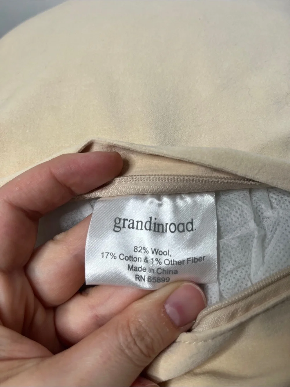 Grandinroad rectangle wool